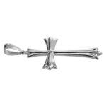 Pt900 プラチナ クロスペンダント トップ