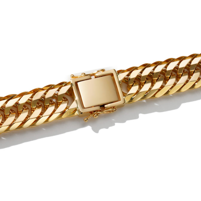 K18 18金 喜平ネックレス 12面トリプル 200g 50cm 16mm幅