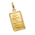 K24 純金 インゴット ペンダント 聖母マリア 1g シンプルフレーム