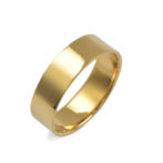 K18 ゴールド フラットリング 平打ち