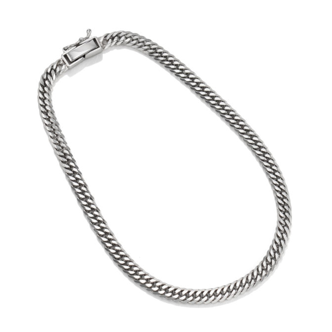 Pt850 プラチナ 6面ダブル 喜平ブレスレット 10g 20cm 3.9mm幅