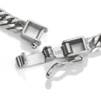 Pt850 プラチナ 6面ダブル 喜平ブレスレット 10g 20cm 3.9mm幅