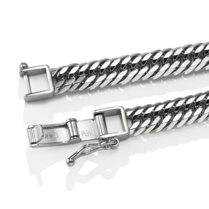 Pt950 プラチナ 喜平ネックレス 12面トリプル 56g 50cm