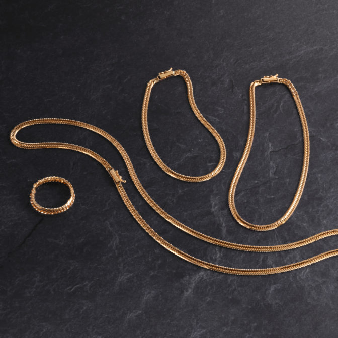 K18 18金 喜平アンクレット 6g 25cm 3.1mm幅