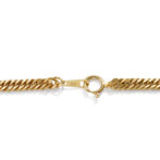 K18 18金 中空 喜平ネックレス 2面ダブル 4.4mm幅