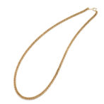 K18 18金 中空 喜平ネックレス 2面ダブル 4.4mm幅