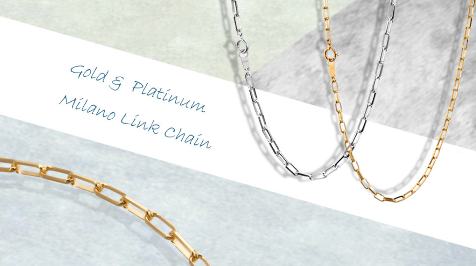 K18 18金 ミラノ リンクチェーン ネックレス 3mm幅