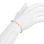 K18 18金 ミラノ リンクチェーン ブレスレット 3mm幅