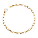 K18 18金 ミラノ リンクチェーン アンクレット 3mm幅