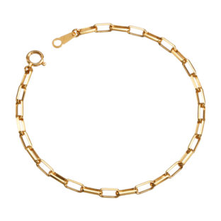 K18 18金 ミラノ リンクチェーン アンクレット 3mm幅 23cm~26cm 引輪 選べるサイズ