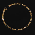 K18 18金 ミラノ リンクチェーン アンクレット 3mm幅