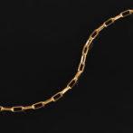 K18 18金 ミラノ リンクチェーン アンクレット 3mm幅