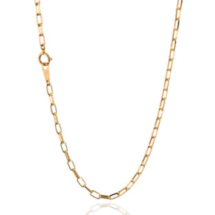 K18 18金 ミラノ リンクチェーン ネックレス 2.5mm幅 38cm～80cm 引輪 選べるサイズ