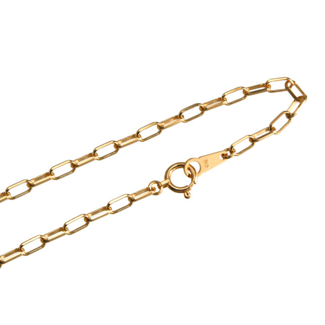 K18 18金 ミラノ リンクチェーン ネックレス 2.5mm幅