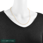 K18 18金 ミラノ リンクチェーン ネックレス 2.5mm幅