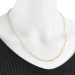 K18 18金 ミラノ リンクチェーン ネックレス 2.5mm幅