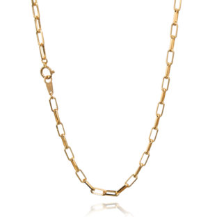 K18 18金 ミラノ リンクチェーン ネックレス 3mm幅 38cm～80cm 引輪 選べるサイズ