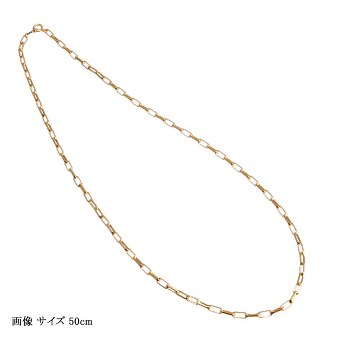 K18 18金 ミラノ リンクチェーン ネックレス 3mm幅