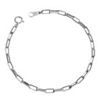 Pt850 プラチナ ミラノ リンクチェーン ブレスレット 3mm幅