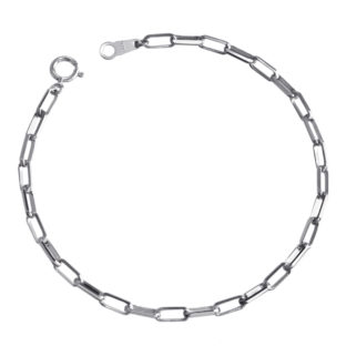 Pt850 プラチナ850 ミラノ リンクチェーン ブレスレット 3mm幅 15cm～22cm 引輪 選べるサイズ