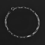 Pt850 プラチナ ミラノ リンクチェーン ブレスレット 3mm幅