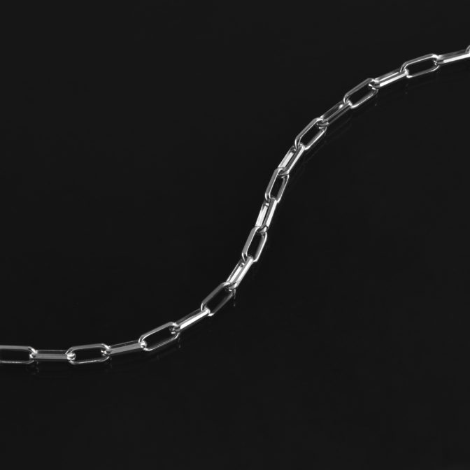 Pt850 プラチナ ミラノ リンクチェーン ブレスレット 3mm幅