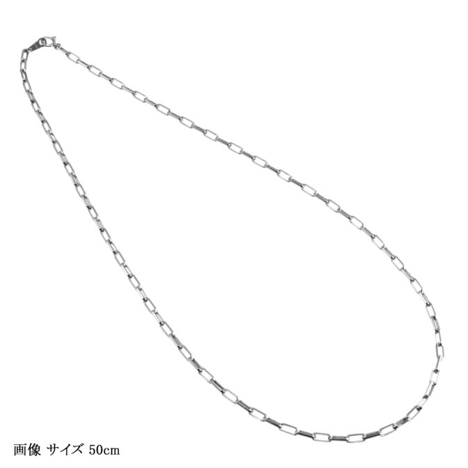 Pt850 プラチナ ミラノ リンクチェーン ネックレス 3mm幅