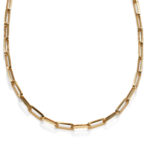 K18 18金 ロングリンクチェーン ネックレス 5.1mm幅