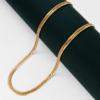 K18 18金 喜平ネックレス 14面 Mカットトリプル 33g 55cm 4.5mm幅