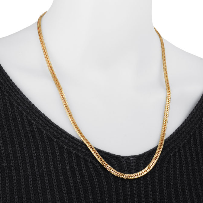 K18 18金 喜平ネックレス 14面 Mカットトリプル 33g 55cm 4.5mm幅