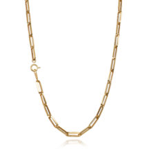 K18 18金 ロング リンクチェーン ネックレス 5.1mm幅 38cm～80cm 引輪 選べるサイズ