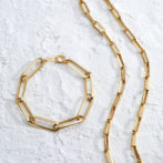 K18 18金 ロングリンクチェーン 5.1mm幅 7.1mm幅