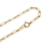 K18 ペーパクリップ ブレスレット 2.7mm幅