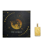 K24 純金 コインペンダント タロットカード XXI 世界 シンプルフレーム サンカクバチカン