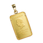 K24 純金 コインペンダント タロットカード XXI 世界 シンプルフレーム サンカクバチカン