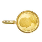 K24 純金 コイン ペンダント ロイヤルミント キャット エキゾチックショートヘア 1/20oz シンプルフレーム