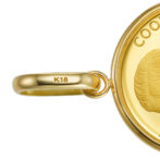 K24 純金 コイン ペンダント ロイヤルミント キャット エキゾチックショートヘア 1/20oz シンプルフレーム