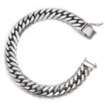 Pt850 プラチナ 喜平ブレスレット 100g 21cm 11mm幅