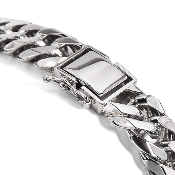 Pt850 プラチナ 喜平ブレスレット 100g 21cm 11mm幅