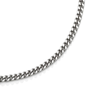 Pt850 プラチナ850 喜平ネックレス 2面シングル 20g 50cm 3mm幅 引輪