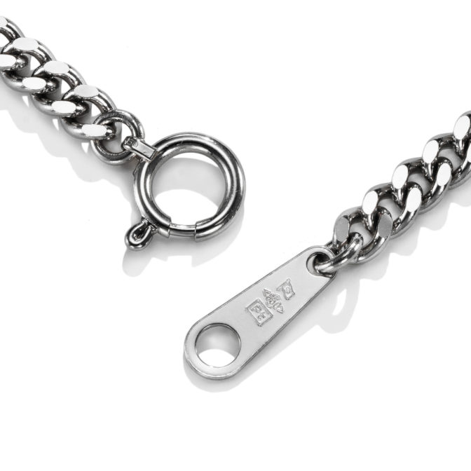 Pt850 プラチナ 2面シングル 20g 50cm 引輪