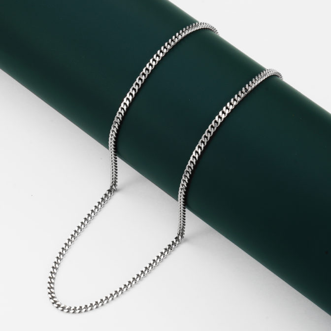 Pt850 プラチナ 2面シングル 20g 50cm 引輪