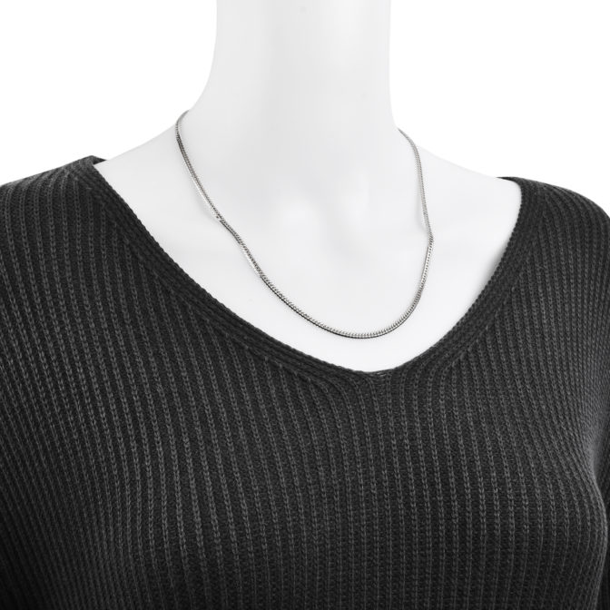 Pt950 プラチナ 喜平ネックレス 6面ダブル 20g 50cm 3.3mm幅