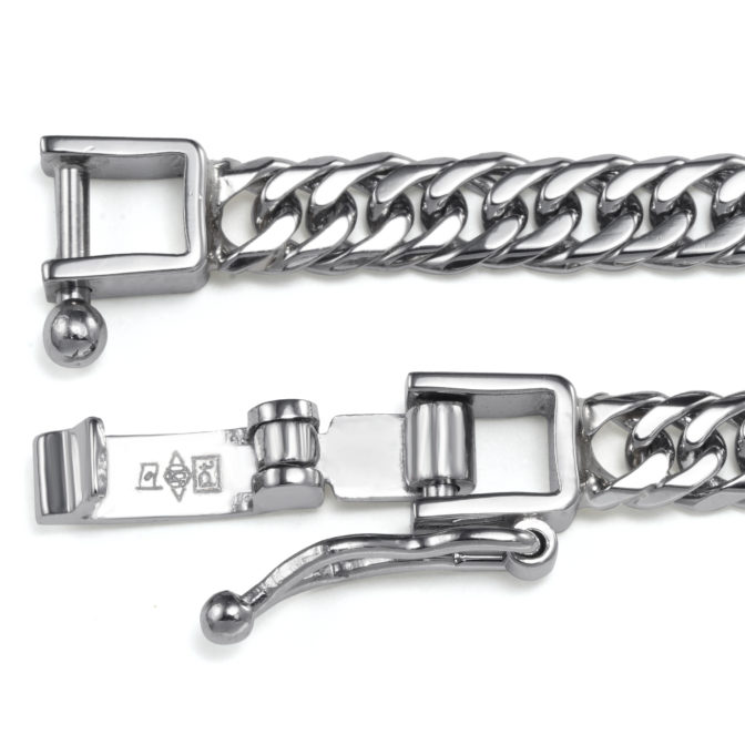 Pt950 プラチナ 喜平ネックレス 6面ダブル 20g 50cm 3.3mm幅