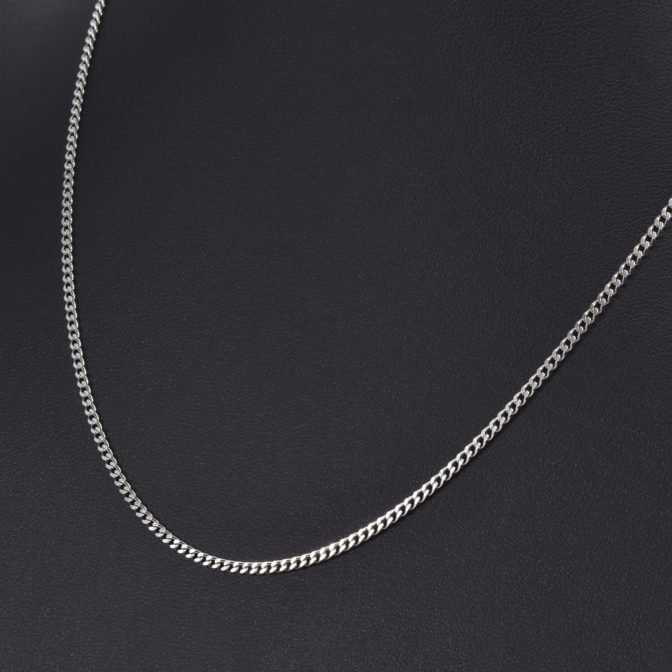 Pt999 純プラチナ 2面シングル 10g 50cm 引輪