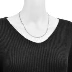 Pt999 純プラチナ 2面シングル 10g 50cm 引輪