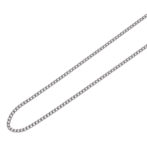 Pt999 純プラチナ 2面シングル 10g 50cm 引輪