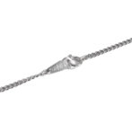 Pt999 純プラチナ 2面シングル 10g 50cm 引輪