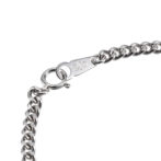 Pt999 純プラチナ 喜平ブレスレット 2面シングル 10g 18cm 3.2mm幅 引輪