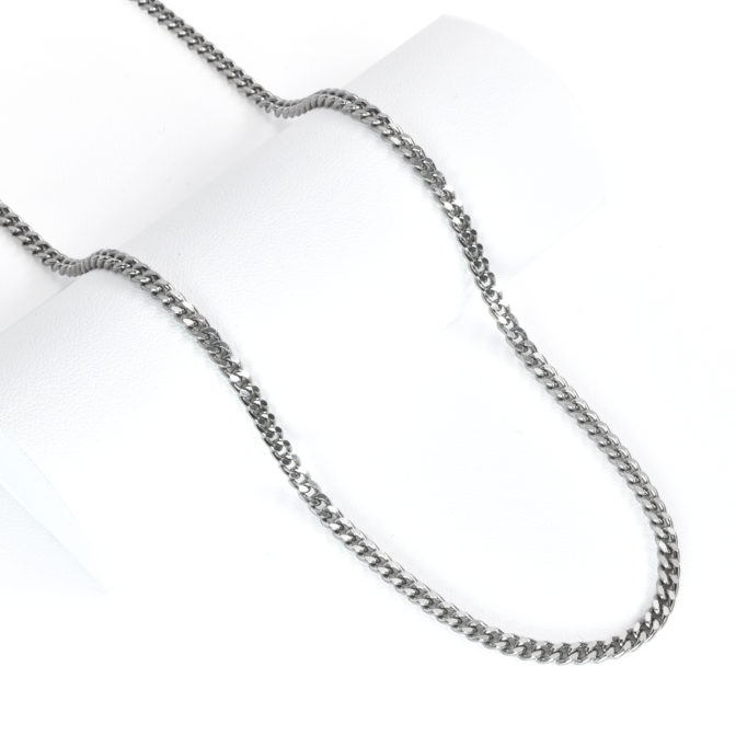 Pt999 純プラチナ 2面シングル 30g 50cm 引輪